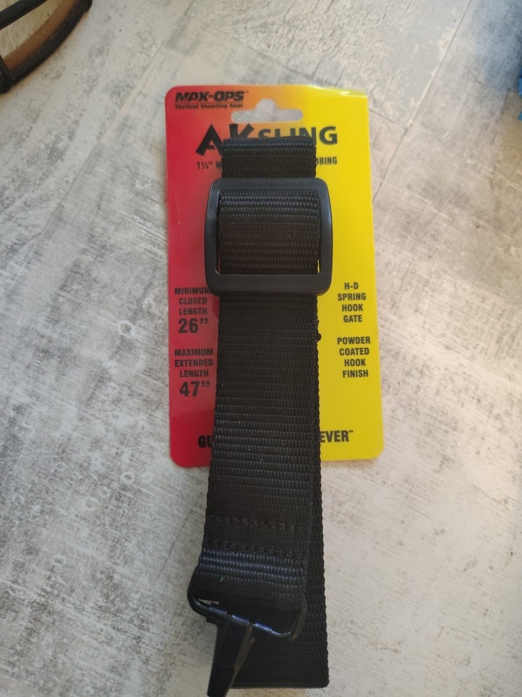 MAX-OPS AKStyle TACTICAL SLING TWO POINT BLACK