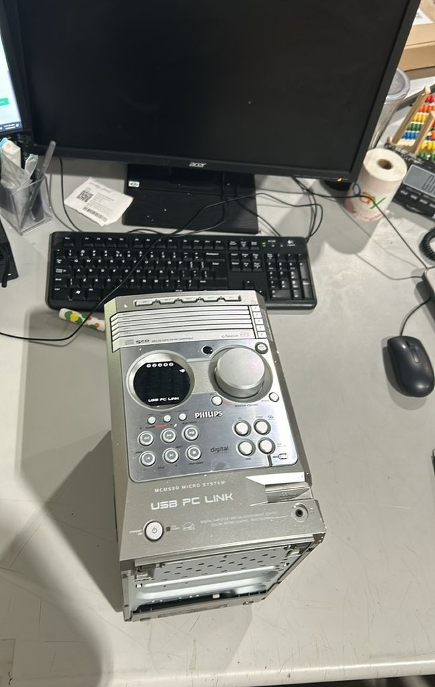 Philips Digital Amplifier MCM530 Micro System USB PC Link, 5 CD Changer, 120V