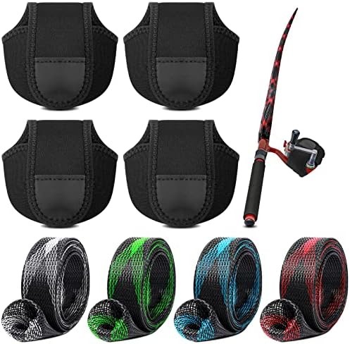 8 Pack Fishing Rod Sleeve Protective Covers