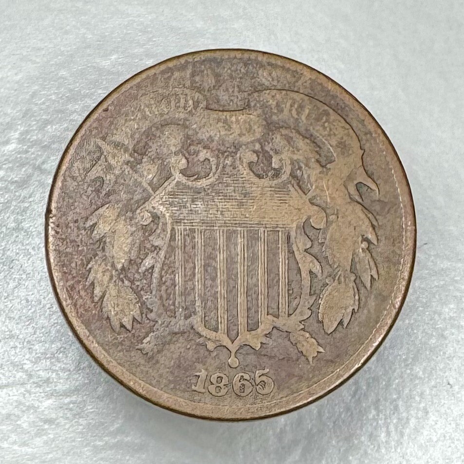 1865 2 Cent Piece.  Nice Condition. - GREAT EXAMPLE COIN!!!
