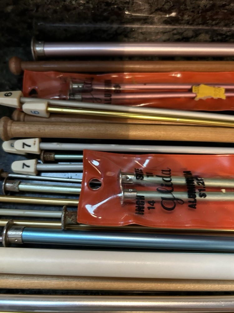 Vintage Knitting Needle Collection