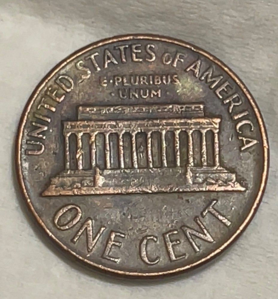 1966 no mint mark penny error in beautiful condition