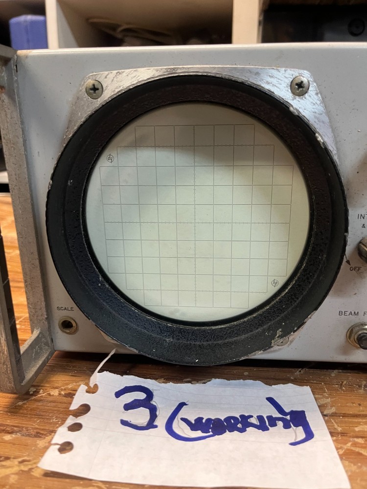 HP Hewlett-Packard Oscilloscope Model 120B - Powers on but untested.