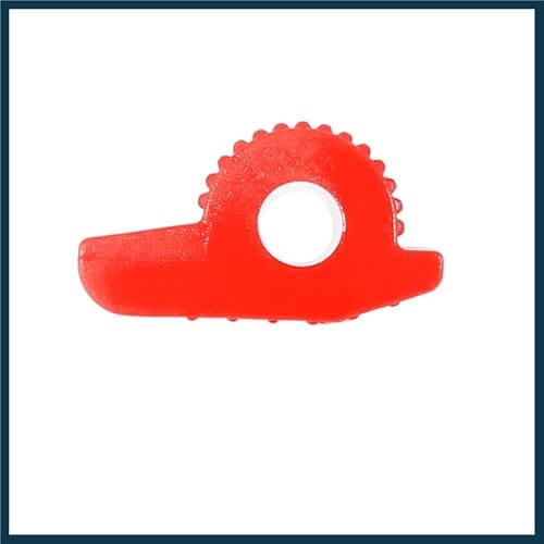 2pcs Universal Red Gear Shift Shifter Case Boot Protector Cover Rubber Pad