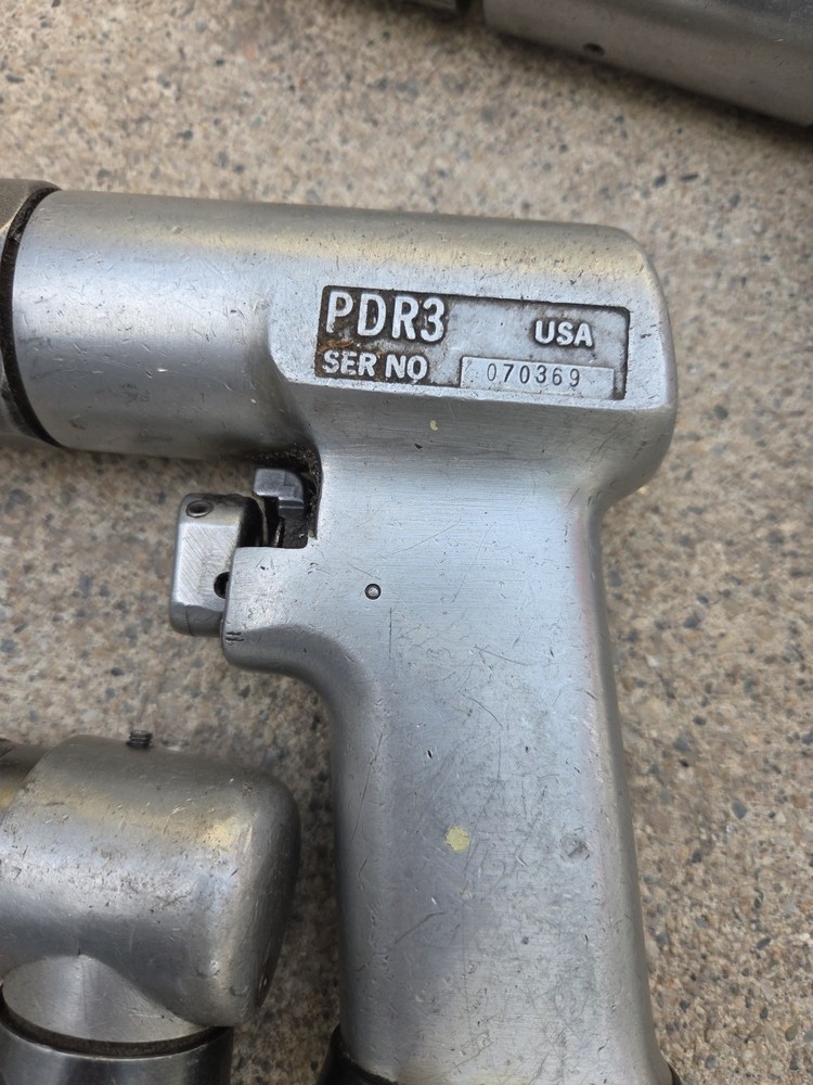 SNAP-ON PDR3 MAC TOOLS 3/8" PNEUMATIC AIR DRILLS, USED