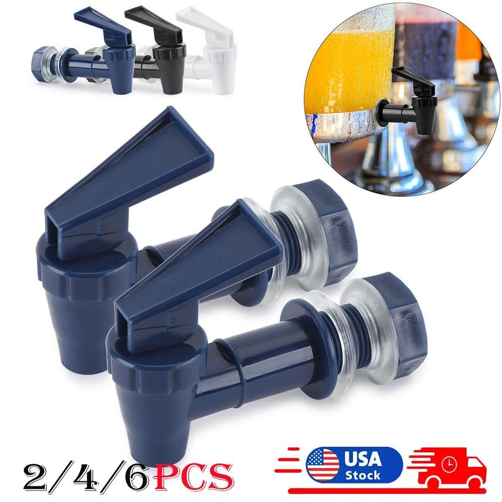 2/4/6Pcs Water Spigot Tap Beverage Dispenser Jug Cooler Spout Bucket Replacement