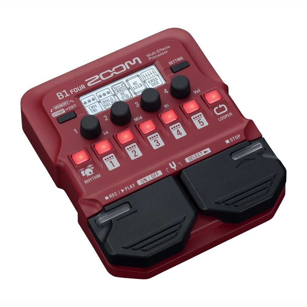 ZOOM B1 FOUR bass multi-effector
