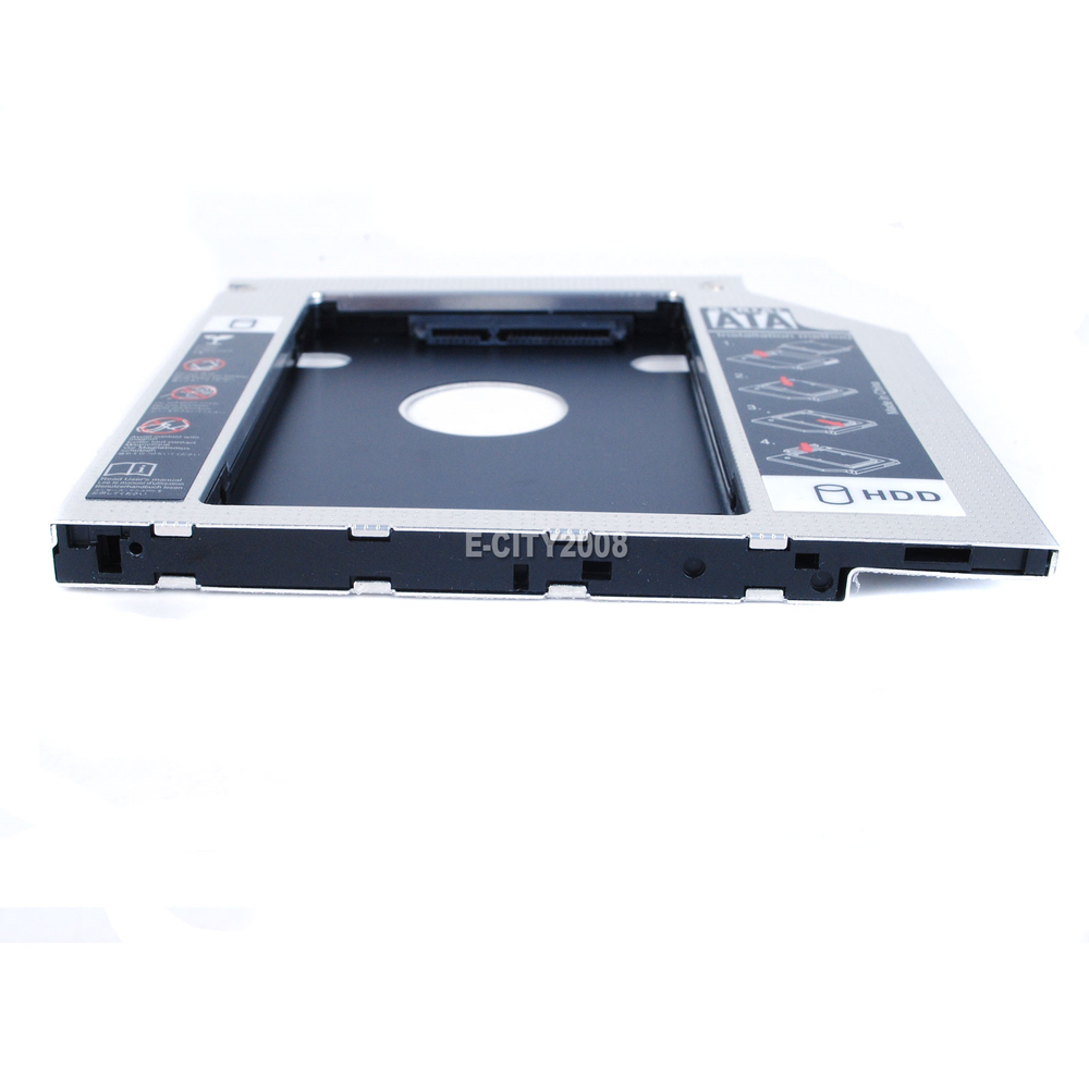 2nd HD HDD SSD Hard Drive Caddy for Dell Latitude E6430 E6320 E6420 E6520 E6530