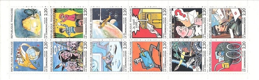 Frankreich Heftchen Kommunikation: Comics 1988 postfrisch
