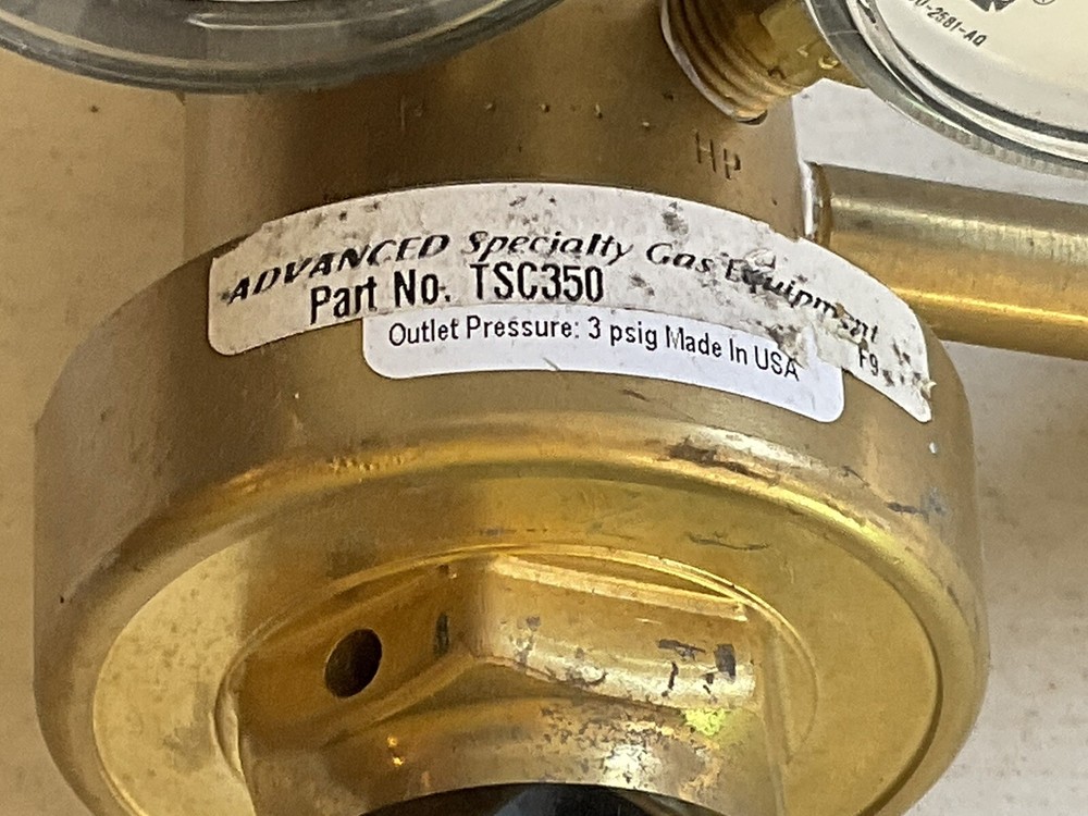 Advanced Specially Gas Equipment TSC350 Regulator