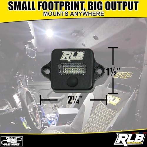 Dome Light for UTV, Golf Cart, Offroad Vehicles, Interior LED Dome Light with