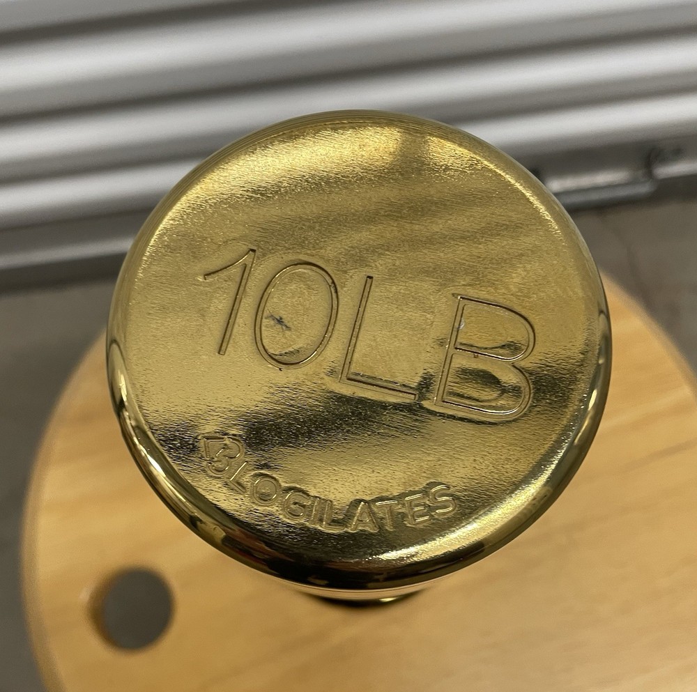 Blogilates 10 Pound Gold Dumbbell