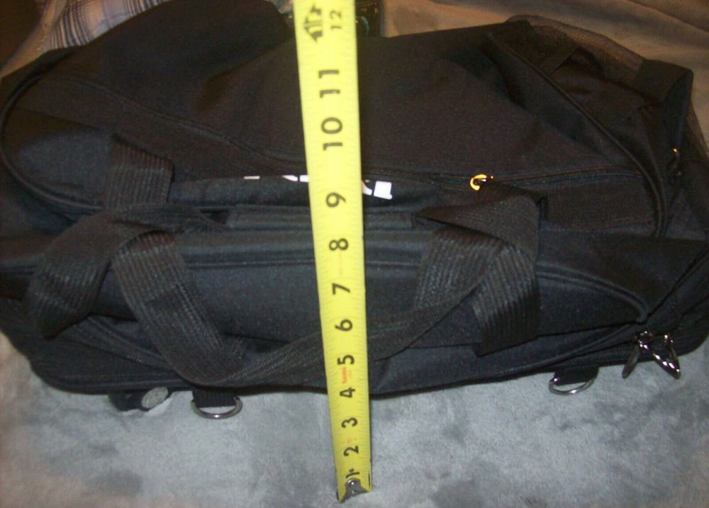 ELDA Expandable Foldable Luggage Suitcase Rolling black 5 Wheels (B305)