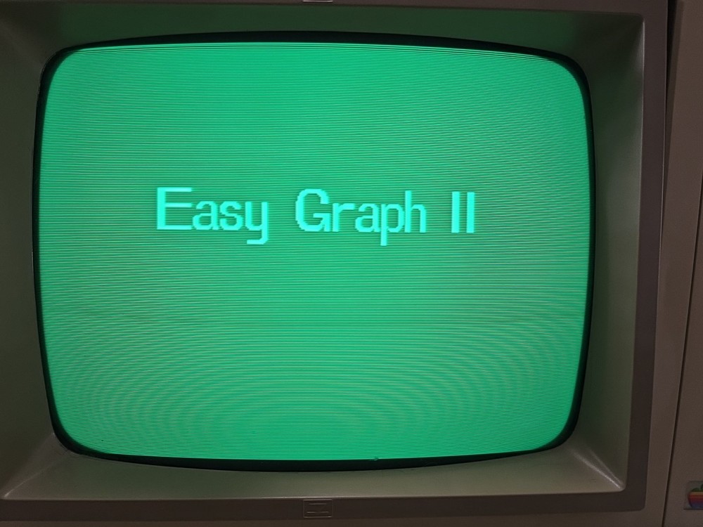 Apple II 1987 Houghton Mifflin Easy Graph II education program - TESTED