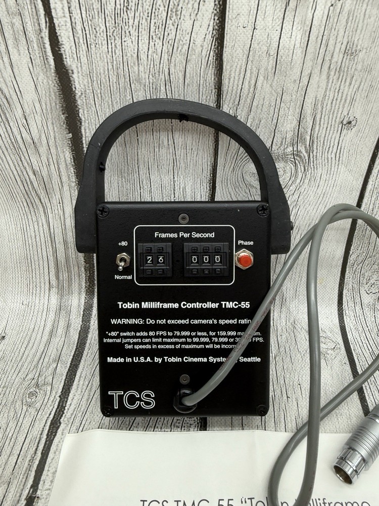 Vintage Tobin Milliframe Controller tmc-55 Speed Control For Movie Camera