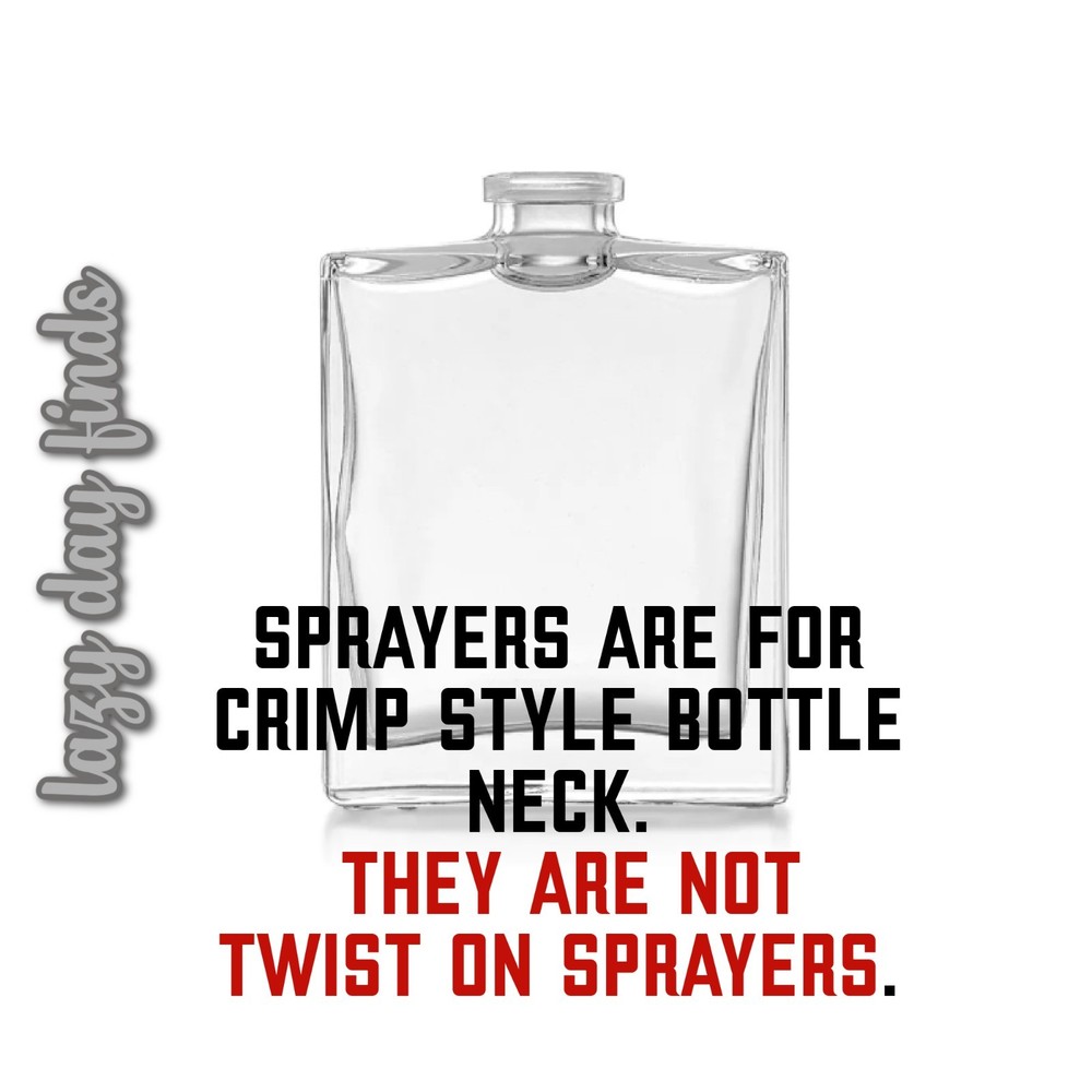 10 pieces - 15mm Diameter Crimp Type Aluminum Perfume Sprayer Silver Atomizer