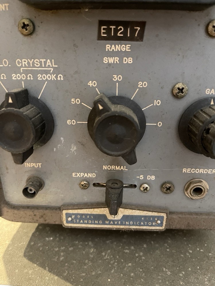 Vintage Hewlett Packard HP 415B Standing Wave Indicator UNTESTED