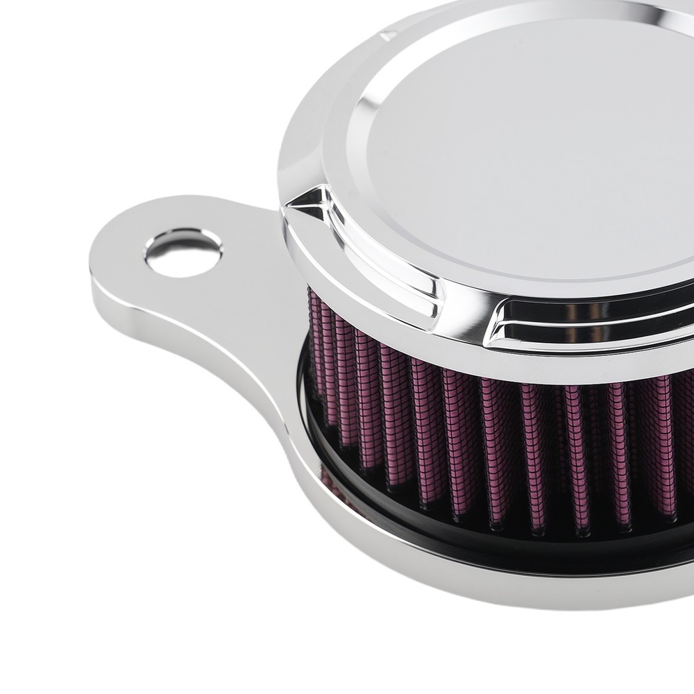 Billet Air Filter System for Harley Softail Dyna 1993-2017 Chrome Red