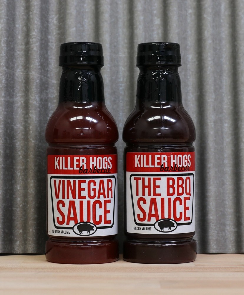 Killer Hogs The BBQ Barbecue & Vinegar Sauce 16 oz Each (2 Pack)