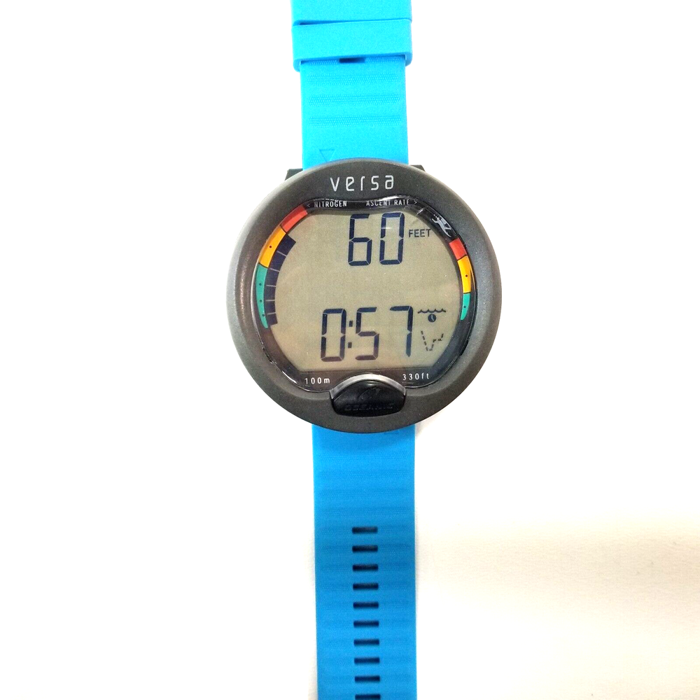Oceanic Versa Scuba Dive Computer with Manual, New Strap, & Battery #4035