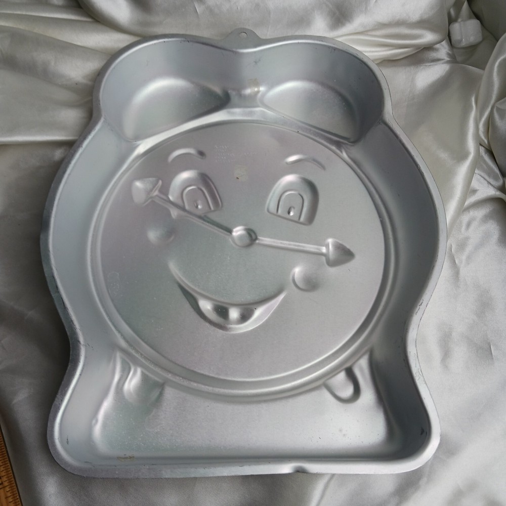 VINTAGE WILTON GOOD TIME ALARM CLOCK CAKE PAN