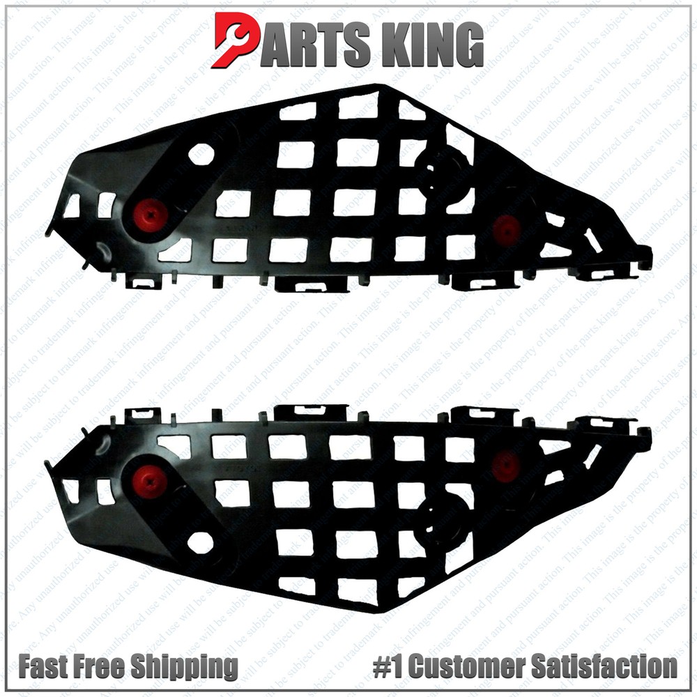 For 2020 2022 Toyota Highlander Front Bumper Retainer Support Brackets Pair 2pc