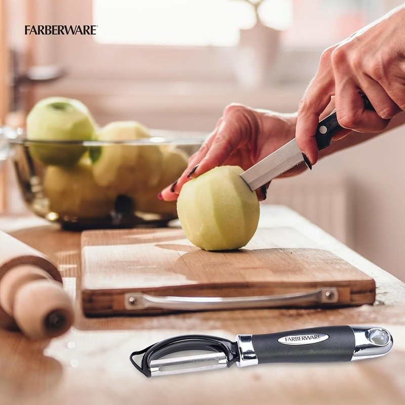 Ergonomic Vegetable Fruit Peeler Stainless Steel Kitchen Tool Compact Durable US