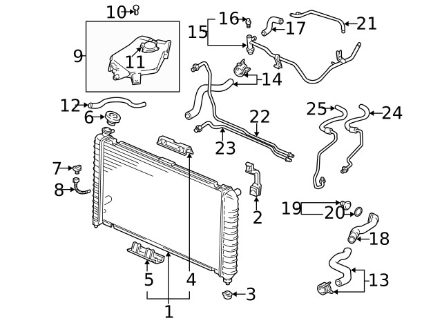Genuine GM Engine Coolant Level Sensor 19299321