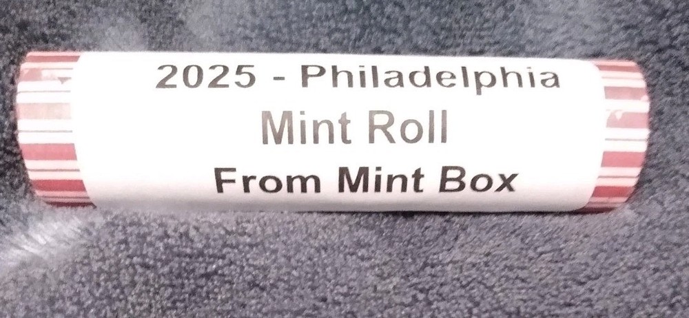 2025 P One Uncirculated Roll From Mint Boxes