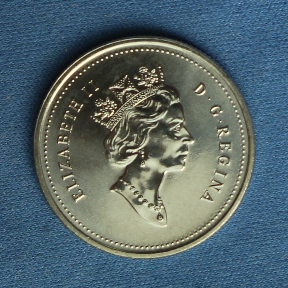 Canada 1995 Quarter (25 Cents) from a Mint Roll