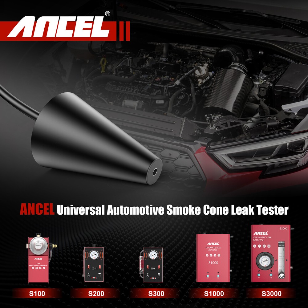 Smoke Cone Detector Tool Smoke Cone Leak Detector Exhaust Intake Boot Adapter