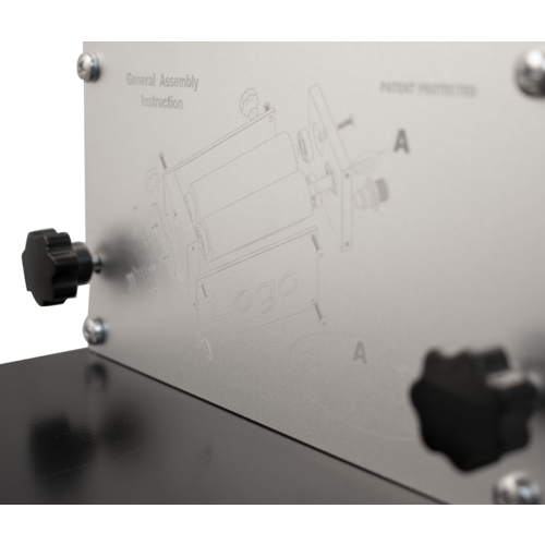 Mighty Mill 3 Roller Grain Mill | Stainless Steel Knurled Rollers | Adjustable G