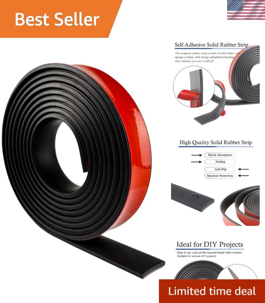 Neoprene Rubber Strips Self Adhesive Solid Rubber Sheets, Rolls & Strips for ...