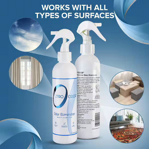 ZERO ODOR 8 oz. Multi-Purpose Odor Eliminator Spray