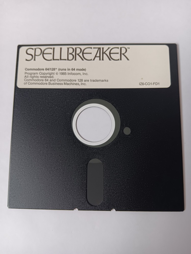 Commodore 64 Spell Breaker Floppy Disk Only Computer Game Software Tested/Works