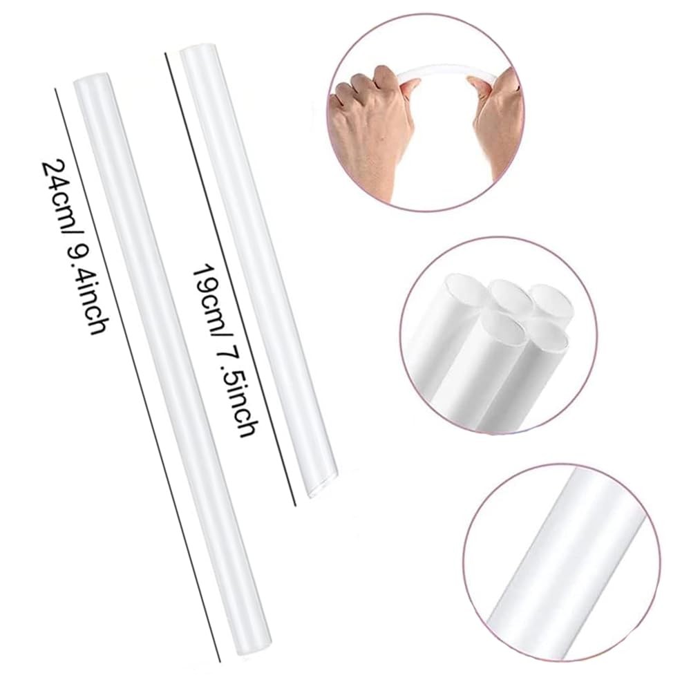 28-Piece Smiley Plastic Cake Dowel Rods Set - 12 Pcs White, 4 Cake Separator ...