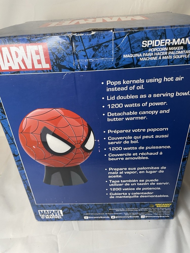 Spider-Man Popcorn Maker New In Box