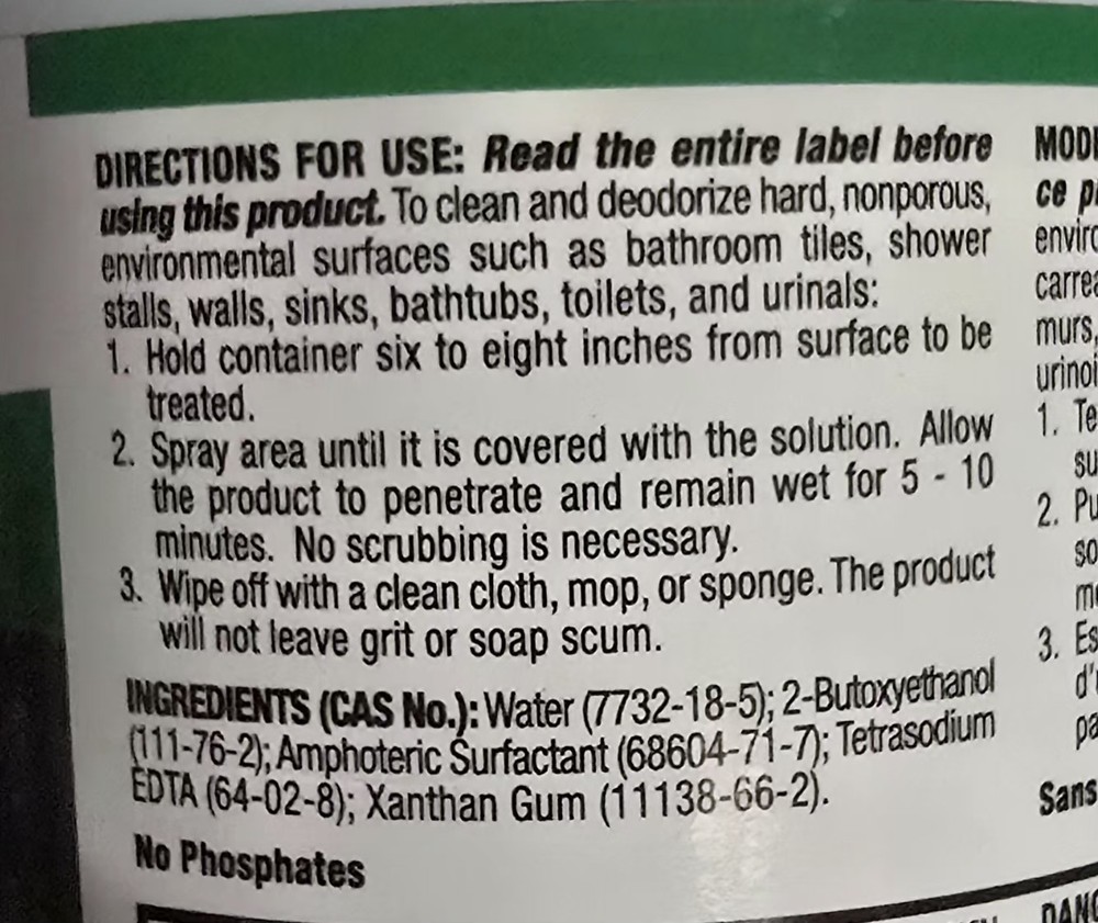 BETCO FOREST 5 RESTROOM CLEANER