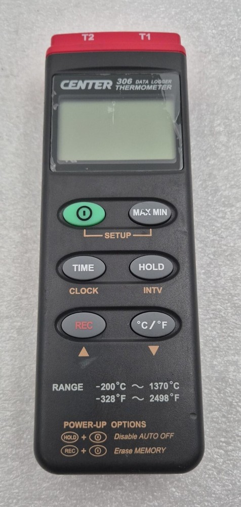 CENTER 306 DATA LOGGER THERMOMETER Digital Temperature Meter