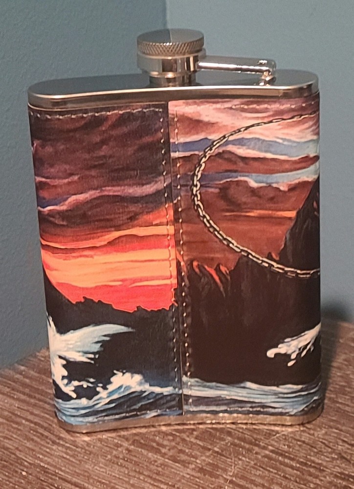 Dio: Holy Diver 8 oz flask custom made NEW