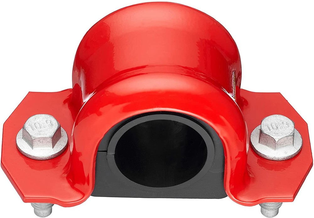 4 PC Code Red Extreme Front Sway Bar Bracket Kit + Front Bushing Kit FITS Ram