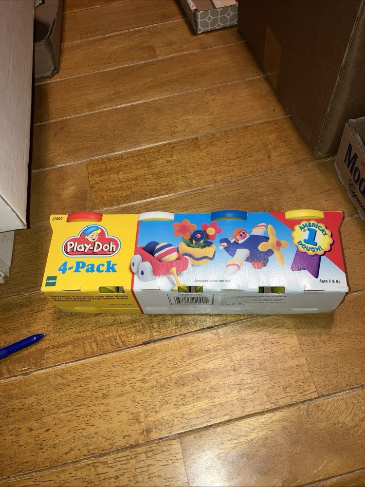Vintage Play-doh 4 Pack 1997 NOS