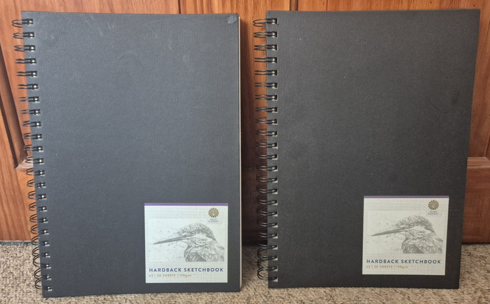 2x Shore & Marsh Sketchbook Bundle A4 50 sheets 150gsm - Art Plain Drawing Paper