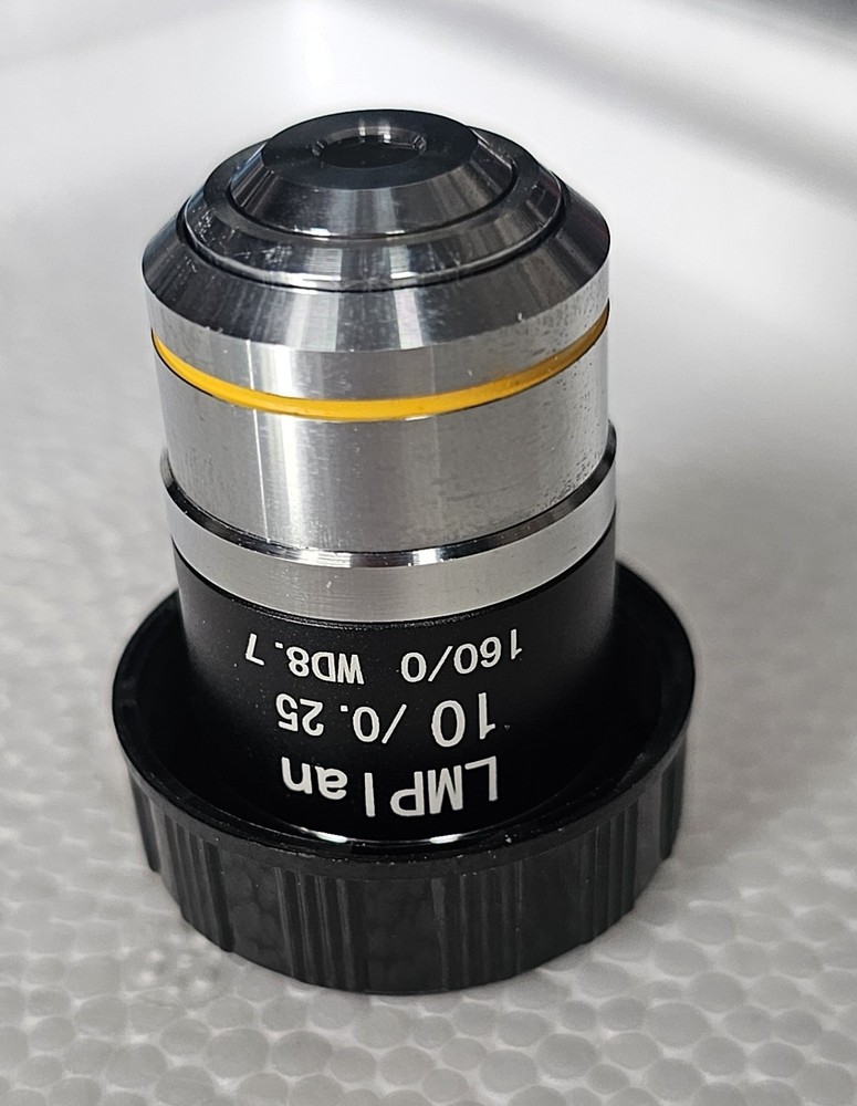10X LMPLAN ACHROMATIC METALLURGICAL MICROSCOPE OBJECTIVE WD 8.7