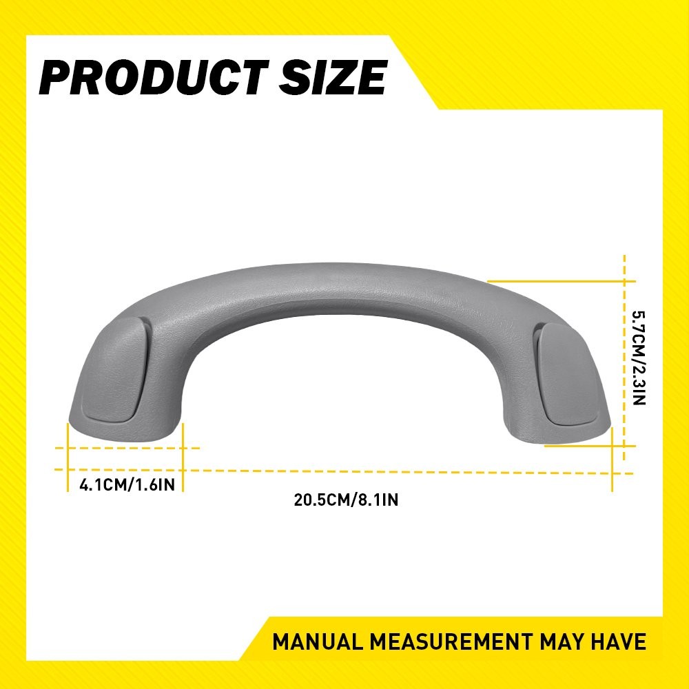 For 2003-2009 Toyota 4Runner 1PCS Gray Front Roof Pull Grab Handle Replacement