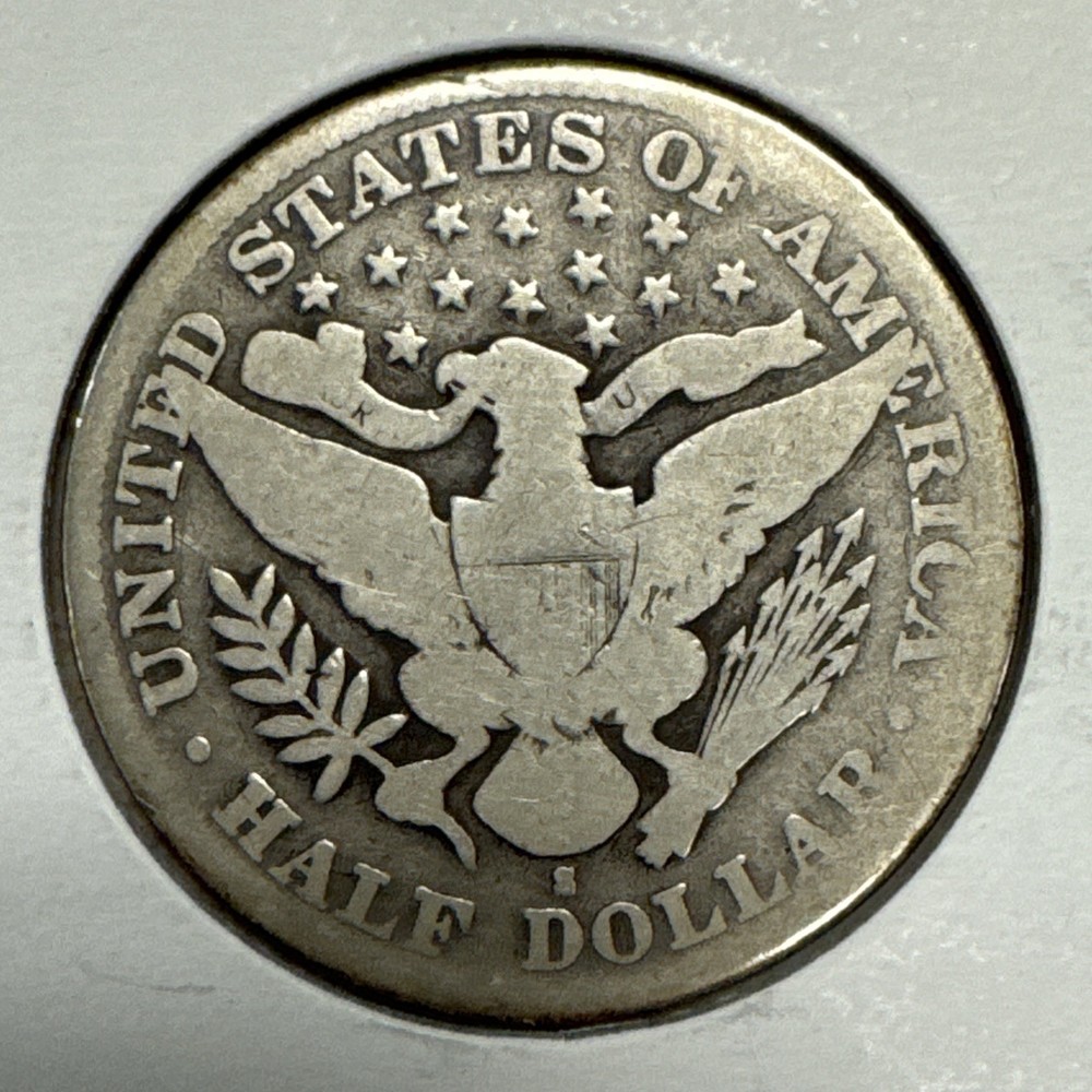 1892-S Barber Half Dollar G
