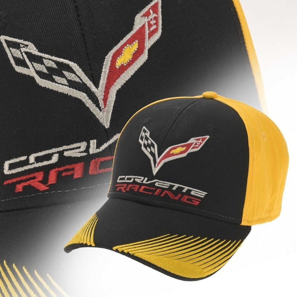 2017-2019 Corvette C7 Racing Sharp Ride Hat Yellow and Black