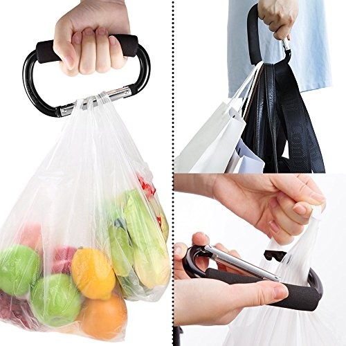 Large Carabiner Stroller Hooks