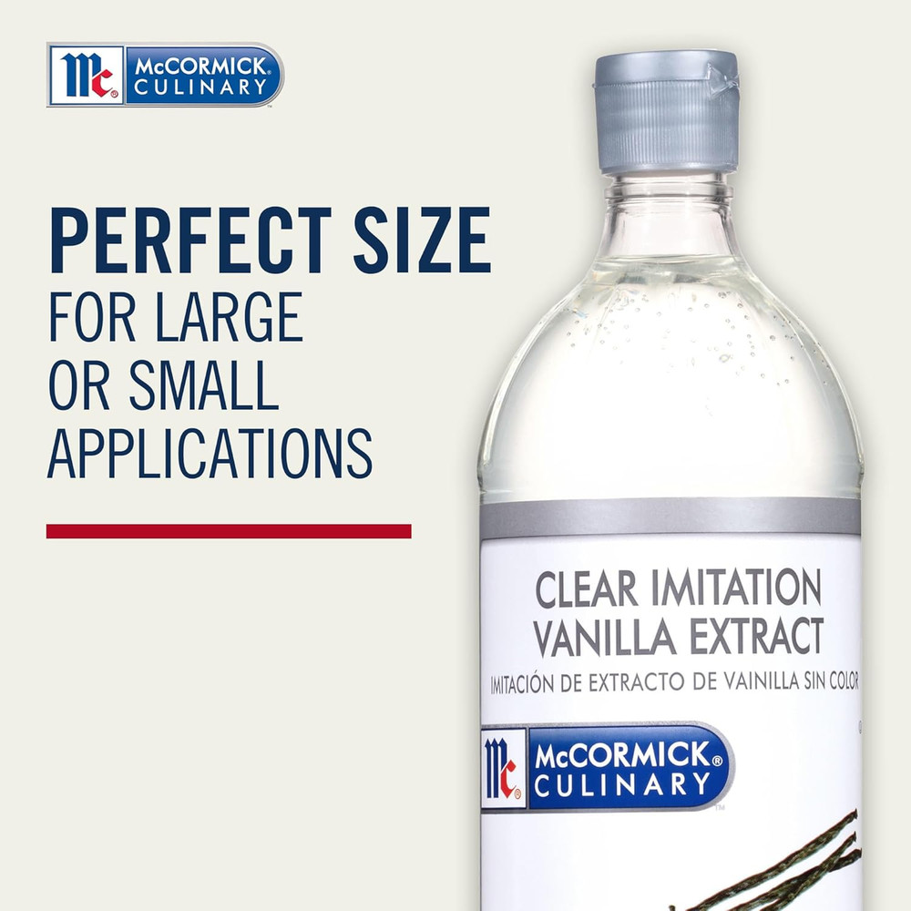 Mccormick Culinary Clear Imitation Vanilla Extract, 32 Fl Oz - One 32