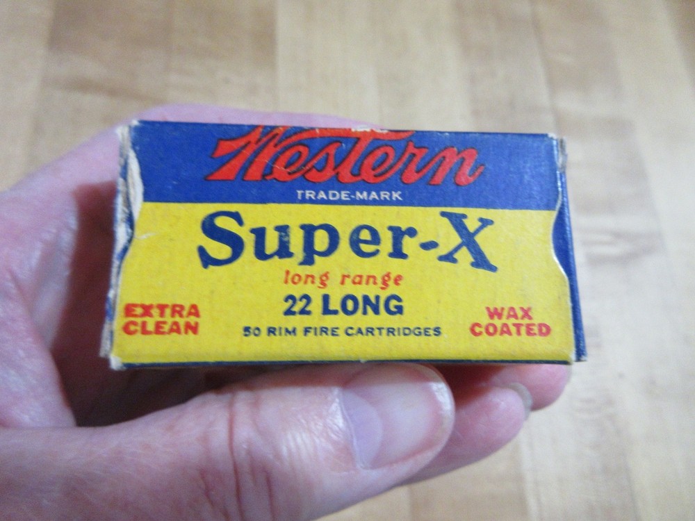 Empty Ammo Box Western Super-X 22 Long  (w19) #20